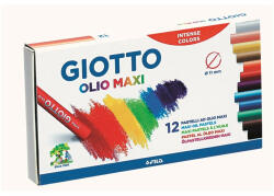 GIOTTO Olajpasztell GIOTTO Olio Maxi 11mm akasztható 12db/ készlet (293400) - papir-bolt