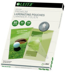 LEITZ Lamináló fólia LEITZ A/4 80 mikron 100 íves fényes (74780000) - papir-bolt