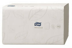 Tork Kéztörlő TORK Soft Singlefold Advanced H3 "Z" hajtogatású 2 rétegű (290163) - papir-bolt