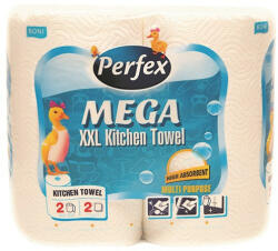 PERFEX Kéztörlő tekercses háztartási PERFEX Boni Mega 2 tekercses 2 rétegű (SKU04827)
