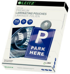 LEITZ Lamináló fólia LEITZ A/4 250 mikron 100ív/csomag fényes (74840000) - papir-bolt