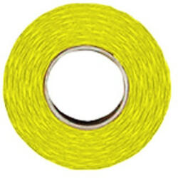 FORTUNA Árazószalag FORTUNA 25x16mm perforált sárga 10 tekercs/csomag (FO00001) - papir-bolt