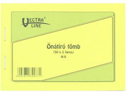 Vectra-line Önátírótömb VECTRA-LINE A/6 50x2 példány - papir-bolt