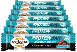 Cerbona Sport Protein étcsokoládés-málnás zabszelet 40 g x 7 / Heti csomag