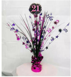 Amscan Happy Birthday Pink 21 asztaldísz 45, 7cm (DPA9900583)