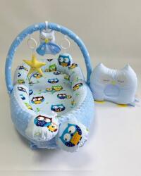 MyKids Babynest Plush MyKids 0115 Owls Blue - bekid