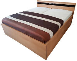 Quality Beds Leo pácolt ágyneműtartós bükk ágy 140x200cm