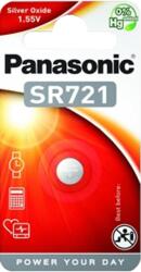Panasonic 1, 5V ezüst-oxid óraelem 1db (SR721/1BP) (SR721-1BP)