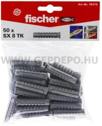 Fischer SX 8 TK nylondübel 50db (78319F)