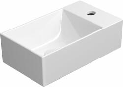 SAPHO GSI Kube X 40x23 cm ExtraGlaze left/right white (9484111)