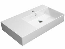 SAPHO GSI Kube X 80x47 cm ExtraGlaze right white (9457111)