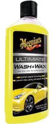 Meguiar's Consumer Produse cosmetice pentru exterior Meguiar's Ultimate Wash & Wax - Sampon Auto cu Ceara, 473ml (G17716EU) - vexio