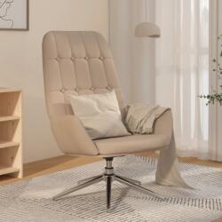 vidaXL Scaun de relaxare, gri deschis, piele întoarsă ecologică (341249)