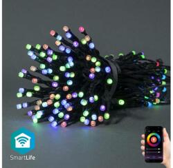 Nedis Lanț LED RGB decorativ de exterior 84xLED/8 funcții 13m IP65 Wi-Fi Tuya Nedis WIFILX01C84 (NE0493)