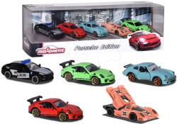 Majorette Mașinuțe Porsche Majorette din metal 7, 5 cm lungime set de 5 modele în ambalaj cadou (MJ2053171)