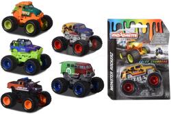 Majorette Mașinuță care își schimbă culoarea Monster Rockerz Color Changers Majorette cu suspensie și roți din cauciuc 7, 5 cm lungime 5 tipuri diferite (MJ2057257)