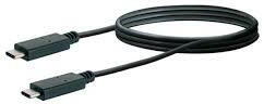 SCHWAIGER USB-Kabel 3.1 St. C->3.1 TypC 1, 00m schwarz (LK101C531) - pcone