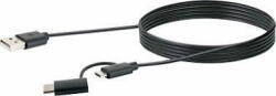 SCHWAIGER USB-Kabel 3.1 St. C->2.0 Micro B 1, 00m schwarz (CK3112533) - pcone