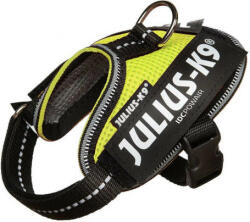 Julius-K9 IDC powAIR légáteresztő, szellőző, nyári hám kutyáknak neonsárga színben (0.8-3 kg, 29-36 cm)