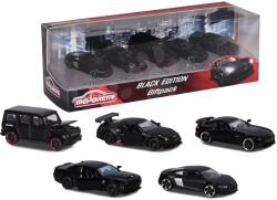 Majorette Kisautók Black Edition Majorette nyitható 7, 5 cm hosszú szett 5 fajta ajándékcsomagolásban (MJ2053174)