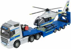 Majorette Teherautó rendőrhelikopterrel Volvo Majorette 35 cm hosszú hanggal fénnyel (MJ3716000)