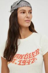 Wrangler tricou din bumbac culoarea bej 9BYY-TSD1FK_01X