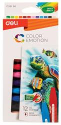 Deli Color Emotion 12db/csomag olajpasztellkréta (DEC20100) - tintasziget