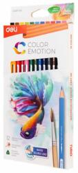 Deli Color Emotion 12db/csomag akvarellceruza készlet (DEC00700)