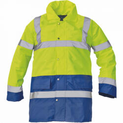 CERVA Sefton Kabát Hv Sárga/Royal XXXL (0301007389006)