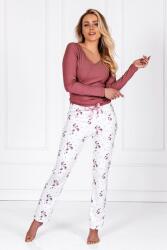 Momenti per Me Anabelle női luxuspizsama, antik rózsaszín, S