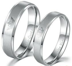 Ékszerkirály Férfi karikagyűrű, nemesacél, ezüstszínű, 12-es méret (32827876813_11)