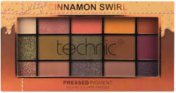 Technic Paleta Profesionala de Farduri Technic 15 Pressed Pigment Palette, Cinnamon Swirl, 15 Culori, 21.9 g