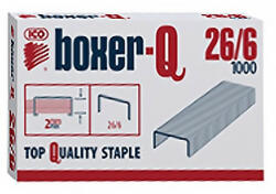 BOXER Tűzőkapocs BOXER Q 26/6 1000 db/dob (7330060000) - papir-bolt