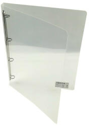 KARTON P+P Gyűrűskönyv A/4 20 mm 4 gyűrű átlátszó fehér (2-141) - papir-bolt