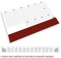 TOPTIMER Íróalj TOPTIMER T110 576x407mm bordó 2025 (25T110T-002) - papir-bolt