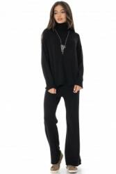 ROH Knitted 2 piece Aimelia TR457 in Black with a high neck jumper