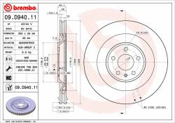 BREMBO Disc frana BREMBO 09. D940.11 - automobilus