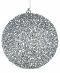 Bizzotto Set 12 globuri argintii Angelica 15 cm (0933063)