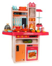 Inlea4Fun Bucătărie pentru copii din plastic, cu robinet funcțional, plită, cuptor, Modern Kitchen Inlea4Fun (RA-ZDZ.889-162) Bucatarie copii