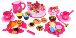 Inlea4Fun Tort feliabil pentru copii cu 80 de accesorii - Inlea4Fun SWEET CAKE - roz (RA-ZDZ.WD-H58)