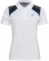 Head Tricouri polo dame "Head Club 22 Tech Polo Shirt W - white/dark blue