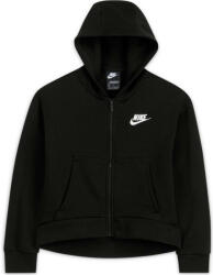 Nike Hanorace fete "Nike Sportswear Club Fleece FZ Hoodie G - black/white