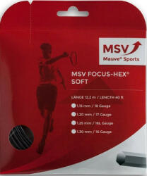 MSV Racordaj tenis "MSV Focus Hex Soft (12 m) - Negru