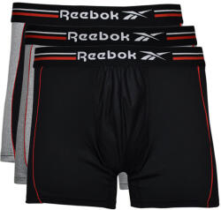 Reebok Boxeri sport bărbați "Reebok Mens Sports Trunk JARVIS 3P - black/grey marl/vector red