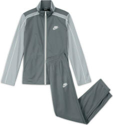 Nike Trening tineret "Nike U Swoosh Futura Poly Cuff TS - smoke grey/smoke grey/white/white