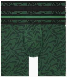 Nike Boxeri sport bărbați "Nike Dri-Fit Ultra Stretch Micro Boxer Brief 3P - malachite geo swoosh/black/malac