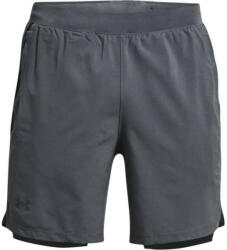 Under Armour Pantaloni scurți tenis bărbați "Under Armour Men's UA Launch Run 2N1 Shorts - pitch gray/black