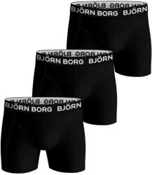 Björn Borg Boxeri sport "Björn Borg Shorts Solid 3P B - black beauty