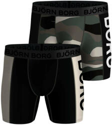 Björn Borg Boxeri sport bărbați "Björn Borg Performance Boxer Panel 2P - black/print