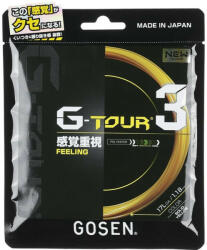 Gosen Racordaj tenis "Gosen G-Tour 3 (12.2 m) - solid yellow